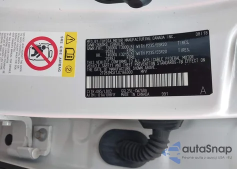 2018 Lexus Rx 350 из США, поврежденный, VIN 2T2BZMCA1JC166900